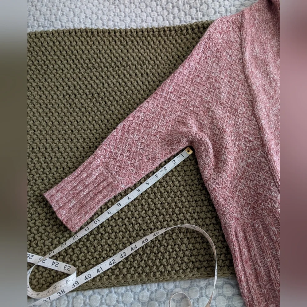Angel Of The North Marled Pink Open Cardigan - Picture 7 of 14